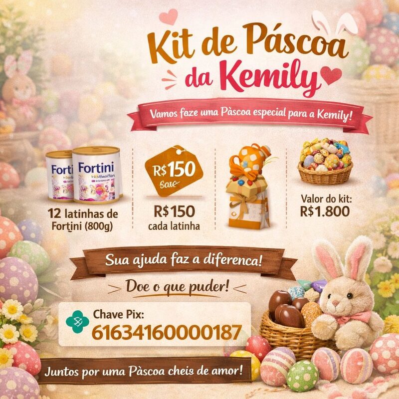 Arte de campanha especial de Páscoa do ICCA